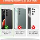 iCoverCase for Samsung Galaxy S23 Wallet Case with Card Holder, Kickstand Feature PU Leather Case with Adjustable Crossbody Lanyard Magnetic Clasp Zipper Pocket Flip Cover (Black)