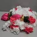 10 Pcs Diwali Decorations Artificial Jasmine Garland Toran Bandhanwar with Lotus Buds Traditional Indian Hanging Decor for Puja Pooja Diwali Wedding Housewarming (30 Inch)