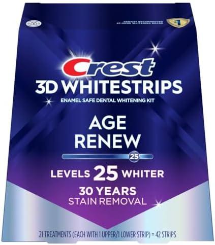 Crest 3D Whitestrips, Supreme Flexfit, Teeth Whitening Strip Kit, 16 Strips (21 Treatments)
