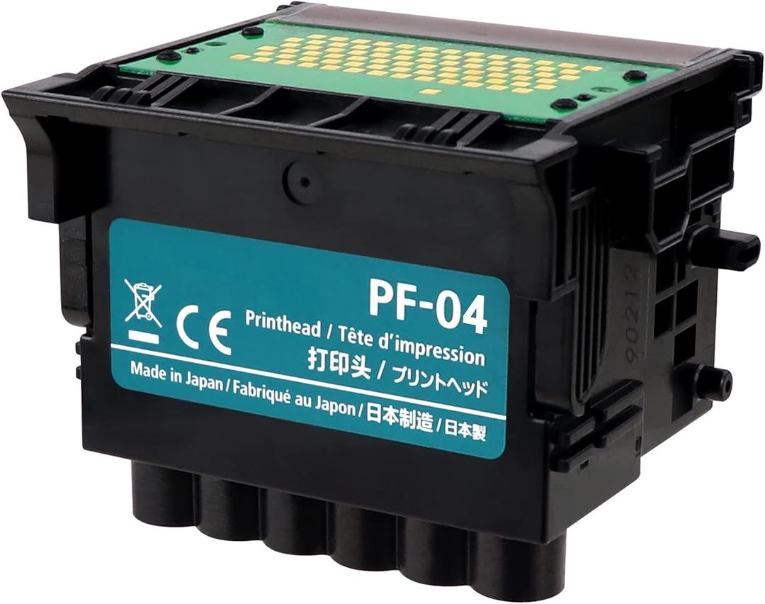 PF-04 Printhead Compatible Only iPF650 / iPF655/ iPF670 MFP L24/ iPF670 MFP L24ei/ iPF750/ iPF755/ iPF760/ iPF765/ iPF770/ iPF770 MFP L36ei/ iPF770 MFP M40/ iPF780/ iPF780 MFPM40/iPF830/ iPF840/iPF850