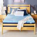 Sleep Innovations 2 Inch Cooling Gel Infused Memory Foam Mattress Topper, King Size, Cool Comfort, Medium Support