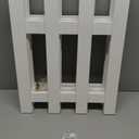 16" Extra Tall Christmas Tree Fence,6PCS Heavy Duty Wooden Baby Gate Around Christmas Tree Gate,Thickened White Picket Fence Barrier for Dogs,Cats&Kids,Tree Fence Border Decoration