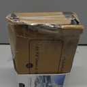 Fuumuui Travel Watercolor Palette 24 Grids Foldable with 2pcs Sable Travel Watercolor Brushes, Portable Walnut Wood Palette Box for Plein Air Painting