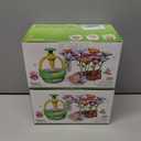 2 x Plunack Fabric Bouquet Craft Kits for Kids Age 4-8, Flower Bouquet Toys DIY Flowers Making Kit for Girls Flower Press Set Arts & Crafts Toys Educational Christmas Birthday Gift for Girls 3+ Year Old (Green)