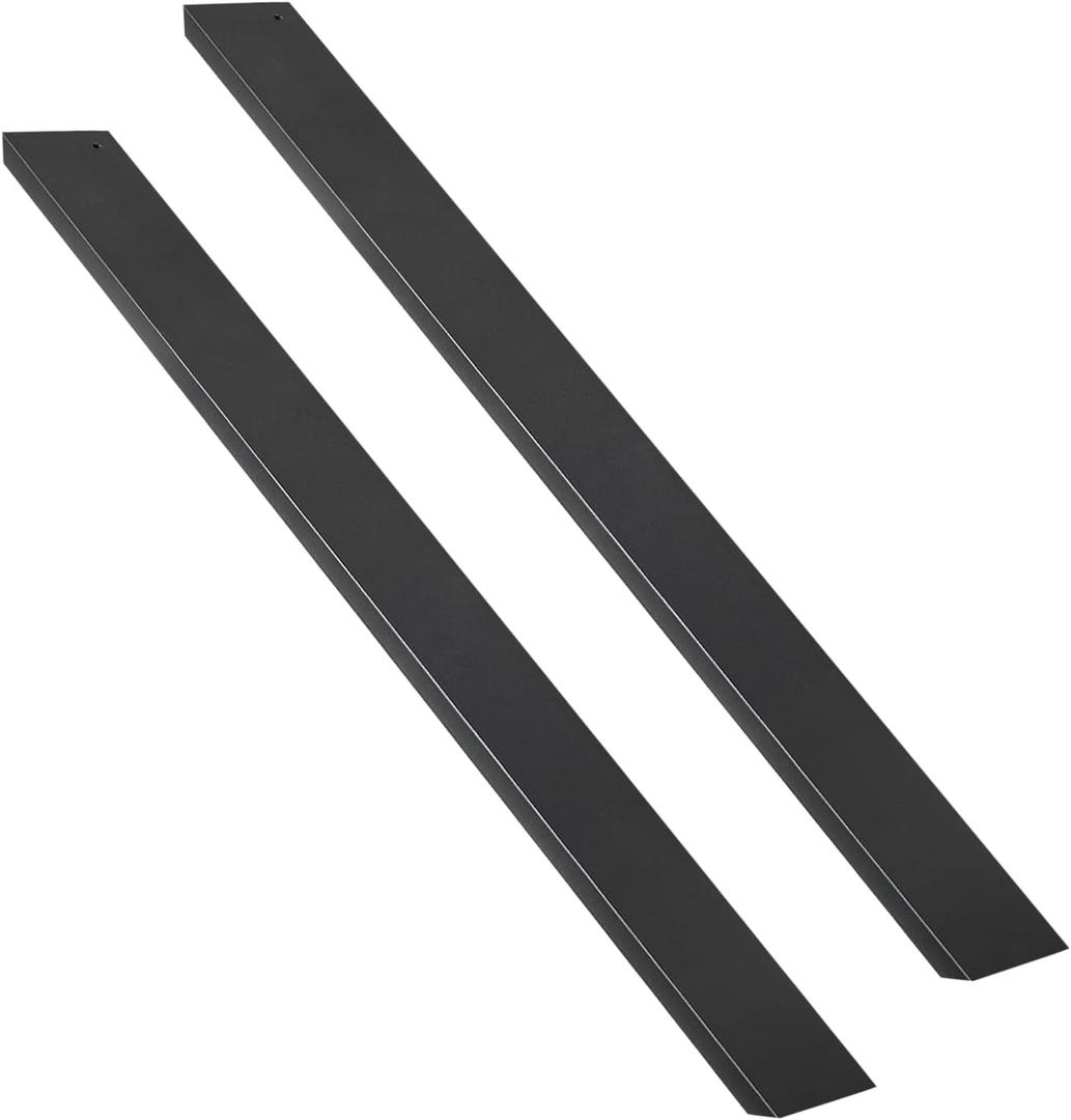 Hidden Double-Sided Island Countertop Support Bracket 2 Pack Black 34 Inch Heavy Duty Granite Countertop Bracket for Kitchen Islands Breakfast Bars