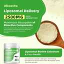 Liposomal Bovine Colostrum Powder - Pure Bovine Colostrum for Humans - Grass Fed Colostrum Supplement for Gut Support, Immune Health and Hair Growth,72 Servings per Bottle.180g/6.35 oz