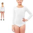White Soft Kids Bodysuits Size 7-8 years