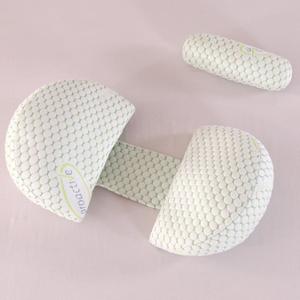 Pregnancy Pillow for Sleeping, Side Sleeper Soft Pregnancy Body Pillow Support for Back, Belly, HIPS, Legs of Pregnant Women, Maternity Pillow with Detachable and Adjustable Pillow Cover (Green)