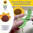 2 x YUXIYAN Halloween Ghost Gifts,Emotional Support Halloween Positive Ghost Crochet for Women Mom Friends Coworkers Teacher Christmas,Birthday,Thank You,Encouragement Gifts for Office Desktop Home Decor (Black Orange Hat Ghost)