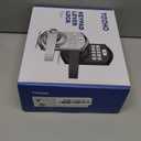 TEEHO Keyless Entry Door Lock - Electronic Keypad Deadbolt with Handle Set - Front Door Handles - Heavy Duty - Door Lock with Code - 2 Keys - Auto Lock Feature - Easy Installation - Matte Black