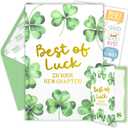 Decorably Gold Foiled 5x8in Individual Going Away Card for Coworker with Embossed Greetings with with Matching Envelope and Stickers for New Job, Business, Retirement, Blank Inside - Gifting, Mailing