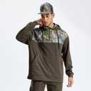 LOOGU Hunting Hoodies for Men Fleece Lining Performance Insulation Pullover Camo Hoodie (X-Large, Dbrown Tree)