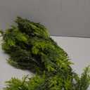 Christmas Cedar Garland Artificial Realistic Green Faux Real Touch Winter Pine Garland for Mantle Fireplace Wall Table Indoor Outdoor Decoraiton 6FT