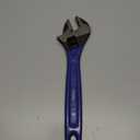 12 Inch Crescent Wrench Adjustable Wrench, with Cushion Grip, Large Adjustable Spanner Wide Jaw Black Oxide with Laser-etched Metric Scales, Cr-V Steel, for Workshop, Home, Garage