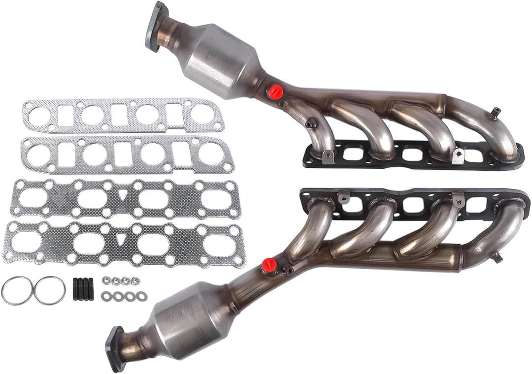 16478 16479 Front Manifold Catalytic Converter Compatible with 5.6L 2004-2010 Infiniti QX56 / 2005-2013 Nissan Armada / 2004-2013 Nissan Titan / 2008-2012 Nissan Pathfinder