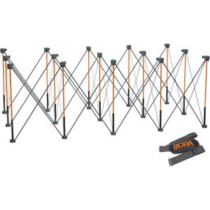 BORA Centipede Portable Workbench Folding Work Table for Garage, Heavy Duty Workbench 6000lb, 4 ft x 8 ft Capacity, 36 in high, Collapsible Work Bench with Carry Strap, CT15