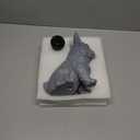 Solar Dog Outdoor Garden Statue with LED Light - Lawn Decor Dog Statue for Patio, Balcony, Yard Ornament - Unique Housewarming Gifts,Birthday Gifts,Garden Gift