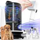 FOTING 8 in 1 Dog Grooming Vacuum & Dryer Kit, Dog Vacuum for Shedding Grooming with 3L Dust Cup, Touchscreen Adjustable Speed Temperature Control Clippers Brush, Pet Grooming Vacuum for Dogs at Home (Large)