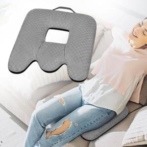 Tailbone Pain Relief Cushion - Orthopedic Coccyx Pillow for Bed Sores, Hemorrhoids & Recovery | Breathable Seat Pad for Office Chair, Car & Wheelchair (Gray)