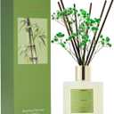 Cocorrna Reed Diffuser - Bamboo Stream Scented Diffuser with 8 Sticks Home Fragrance Reed Diffuser for Bathroom Shelf Decor