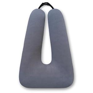 FHSGGP Travel Pillow Car Pillow Kid Car Sleeping The Sleeping Aid for Adults and Kids on Road Trips Sponge Kids Travel Pillow Provides Body and Head Support Gray