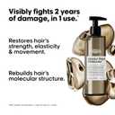 L'Oral Professionnel Paris Absolut Repair Molecular Rinse Off Hair Serum - Deep Conditioning Treatment For All Damaged Hair Types, Repairs Damage & Restores Strength