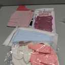 112 Pcs Burnouts or Bows Gender Reveal Decorations Set, Burnouts Bow Foil Balloons Arch Banner Gender Reveal Cake Topper Pink and Blue Balloons Foil Curtains for baby Shower Party Supplies