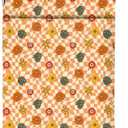 Book Lovers Book Sleeve, Book Accessories Bookish Gifts Book Gifts Friendship Christmas Birthday Gifts for Women Daisy Lovers Aunt Coworker, Aesthetic Book Pouch Book Protector, Retro Hippie Flowers Pack of 3