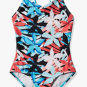 Kanu Surf Girls Daisy Beach Sport One Piece Swimsuit 6X