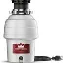 Waste King 3/4 HP Garbage Disposal with Power Cord, Food Waste Disposer for Kitchen Sink, L-3200