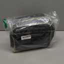 Portable Nail Polish Organizer Bag with UV Light Case - Holds 30 Bottles and 1 UV Nail Lamp, Double-Layers Nail Dryer Case for Gel Nail Polish Kit, Nail Art DecorationsCheckered Black