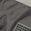 Travel Bag With Wheels for Airplane, Waterproof Padded Car Seat Carrier Backpack for Airport, Fits Infant & Convertible Seats, Black