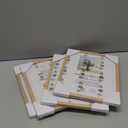 LYYYXGYP 8x10 OAK Wood Picture Frame 4 Pack Wooden Photo Frame Natural Solid Wood Color Frame with Plexiglass for Wall Hanging or Tabletop Display