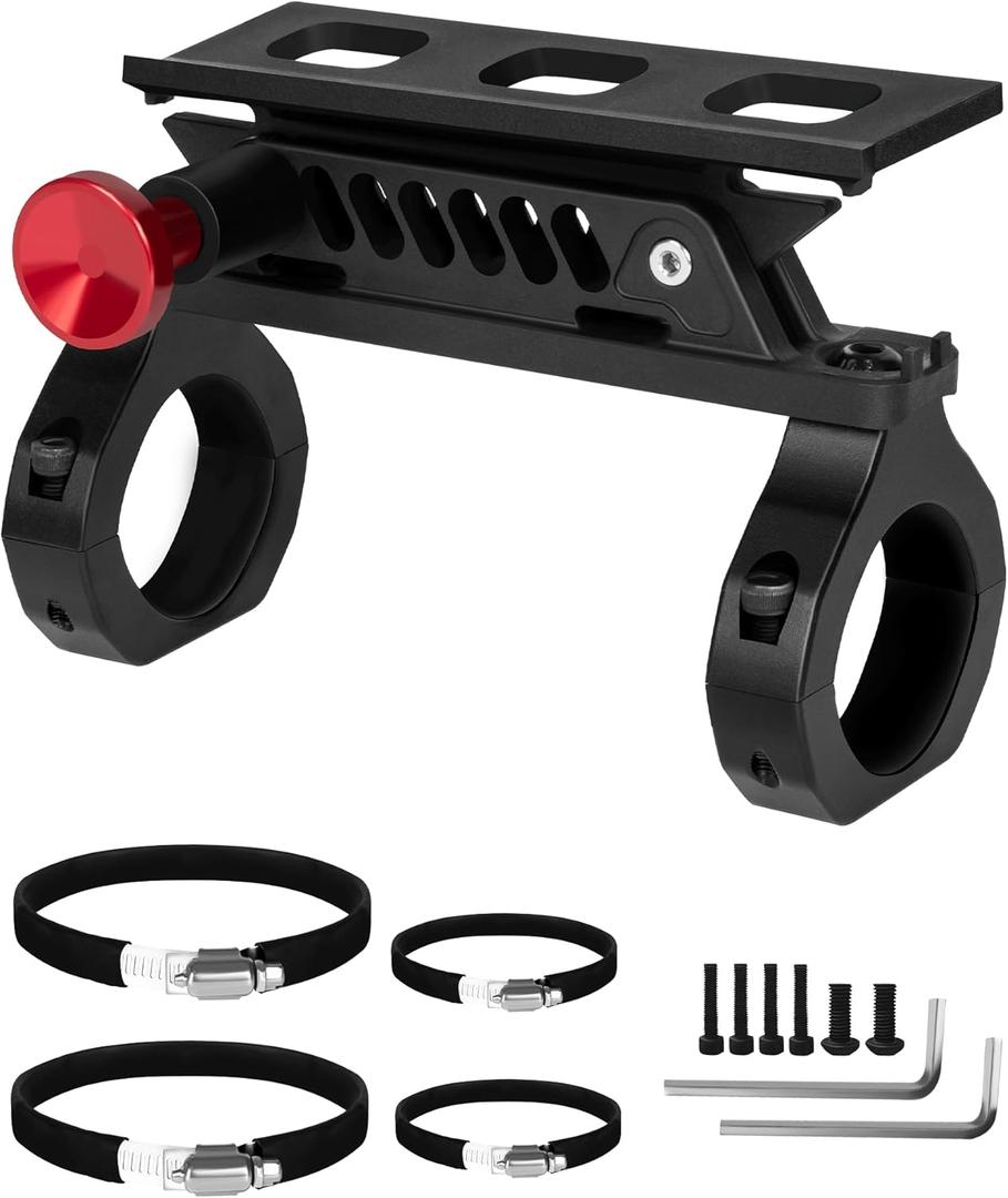Quick Release UTV Fire Extinguisher Mount Kits, Adjustable Roll Bar Fire Extinguisher Holder Bracket Easy Install on 1.75"-2" Roll Cage, Compatible with Polaris RZR/Can Am X3/Jeep Wrangler