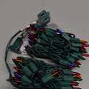 PREXTEX Christmas String Lights with Green Wire - 100 Count, 20 Ft Multicolored Christmas Tree Lights for Xmas Decorations Indoor and Outdoor - Incandescent String Light for Patios, Fences, Holidays