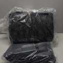 Bedsure Oversized King Comforter Set Black - Bed in a Bag Bedding Set 7 Pieces, GentleSoft Pintuck Bed Set Gift for Family, Pinch Pleat Black Comforter with Sheets, Pillowcases & Shams