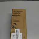 Pandaloo Glass Cups With Lids and Straws -20 Fl Oz- Perfect Size Iced Coffee Cup - Smoothie Cup With Bamboo Lid and On the go Lid - Glass Tumbler With Straw (1 Count (Pack of 1), Amber Sand)