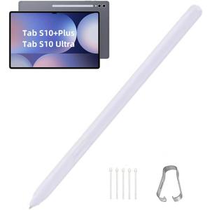 Tab S10 Plus/S10 Ultra S Pen Compatible with Samsung Galaxy Tab S10+ Plus | Tab S10 Ultra All Versions,Tab S10 Stylus Pen (WithBluetooth), 4,096 Pressure Levels with 5pcs Tips (Gray)