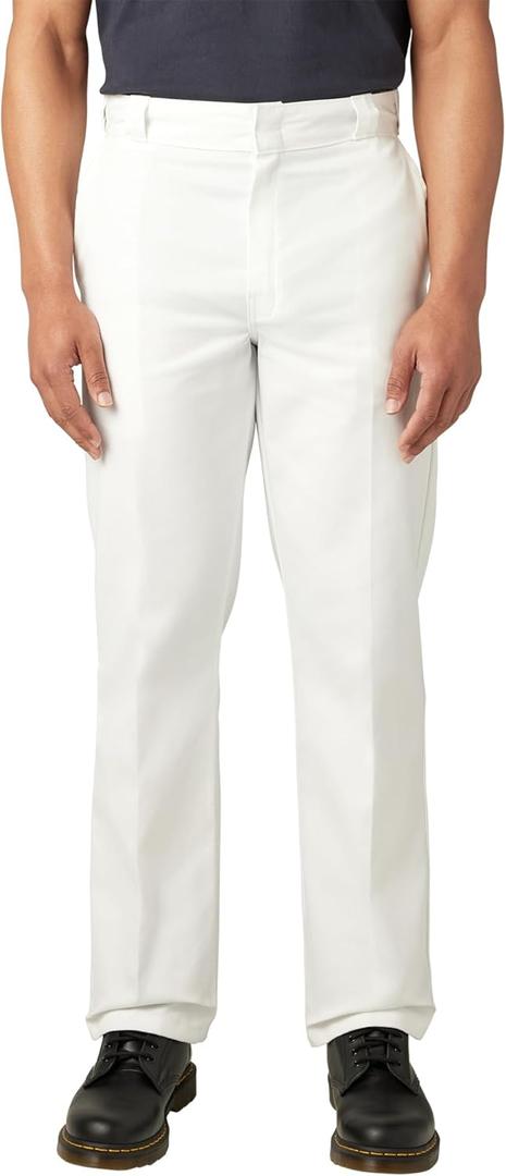 Dickies Mens Original 874 Work Pants (36W x 30L, White)