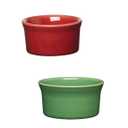 DI Fiesta Ramekin 4inch Red/Green 2 Pack