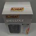 EZ-HEAT 1,500-Watt Portable Milkhouse Style Utility Space Heater with Adjustable Thermostat, Overheat Protection, and Safety Tip-Over Switch, Matte Black, MTFH-01C-MB