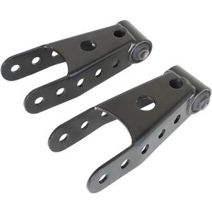 2PCS Black 6400 Lowering Shackle Rear Kit Replacement for Chevy