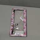 2 Pcs Pink License Plate Frame Women Cute Strawberry Cat Car License Plate Frames Kawaii Car Tag Cover Holder Universal Us Standard Vehicles Car Decor Accessories (One Size)