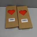 2 x 50PCS Heart Shaped Red Straws, Reusable Drinking Straws for Cocktail, Birthday Party, Bridal Shower, Wedding Supplies, Valentine Party Decorations