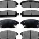 Replacement For Front & Rear Ceramic Disc Brake Pad Buick Encore Verano Chevrolet Trax Volt D1467 D1468