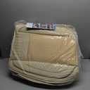 Leather Seat Covers, Beige Car Seat Covers Front Pair, Breathable Car Seat Protectors, Wear-Resistant Car Accessories, Universal Fit for Most Cars,SUVs Truck (Beige-Diamonds, Front Pair)