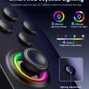 Gammeefy Switch 2 Controller Hall Effect Joysticks & Enhanced Grip One Piece Switch Joypad Replacement Switch 2 Pro Controller with 8-Color RGB Lighting, Turbo, Macros, KeyLinker App
