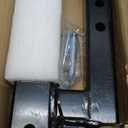 Towever 84122 Receiver Hitch Extender with 4" Drop/Rise, 9" Extension, Hitch Riser Solid Tube (GTW/TW 5000/500 LBS) with Pin and Clip