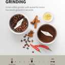 SHARDOR Electric Coffee Grinder Herb Blade Grinder Spices Grinder with 2 Removable Stainless Steel Bowls, Silver