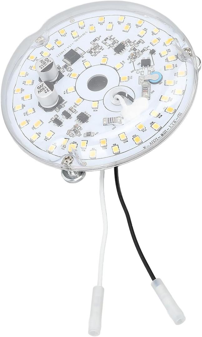 18W 2000LM LED Ceiling Fan Light Panel, Magnetic LED Retrofit Light Board LED Flush Mount Ceiling Light for Bedroom Living Room